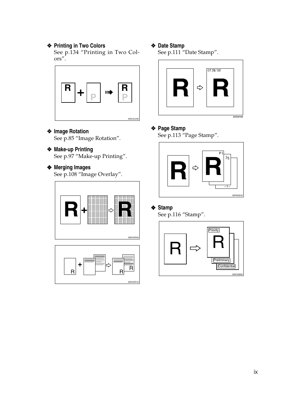 Rp r p | Ricoh JP8000 User Manual | Page 241 / 464