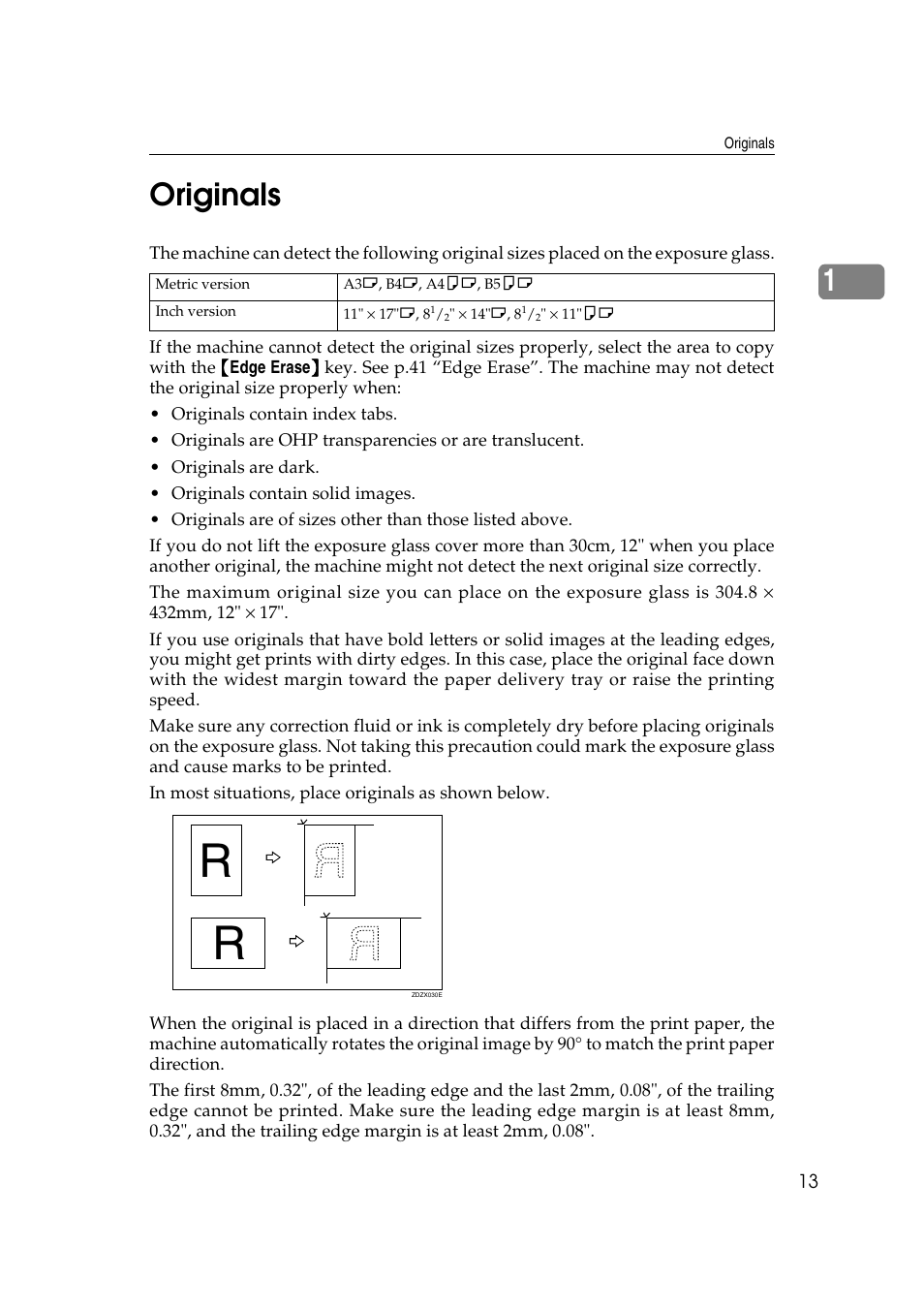 Originals, Image overlay, Storage overlay on line overlay | 1originals | Ricoh JP8000 User Manual | Page 261 / 464
