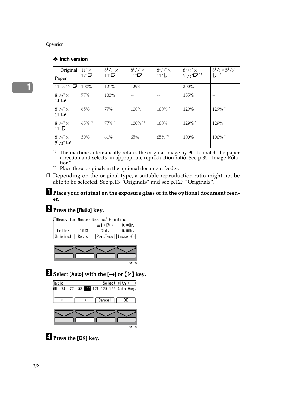 Inch version | Ricoh JP8000 User Manual | Page 280 / 464
