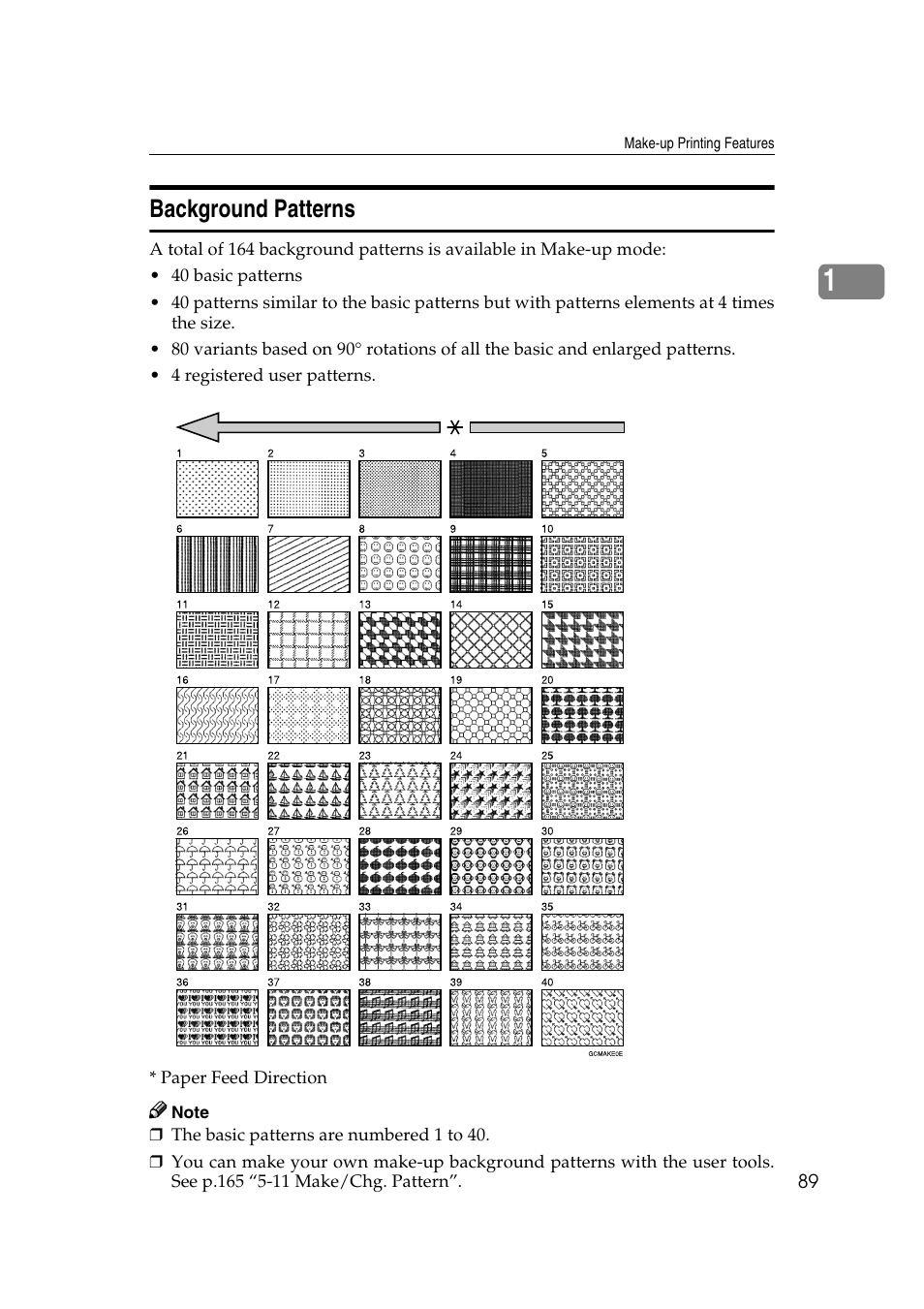 Background patterns | Ricoh JP8000 User Manual | Page 337 / 464
