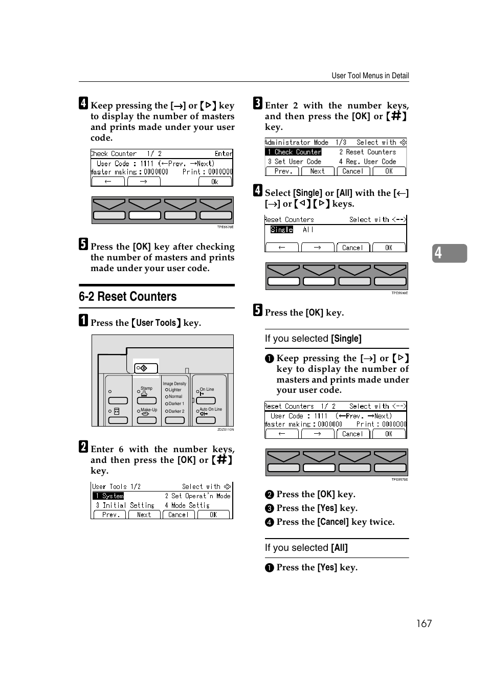 2 reset counters | Ricoh JP8000 User Manual | Page 415 / 464