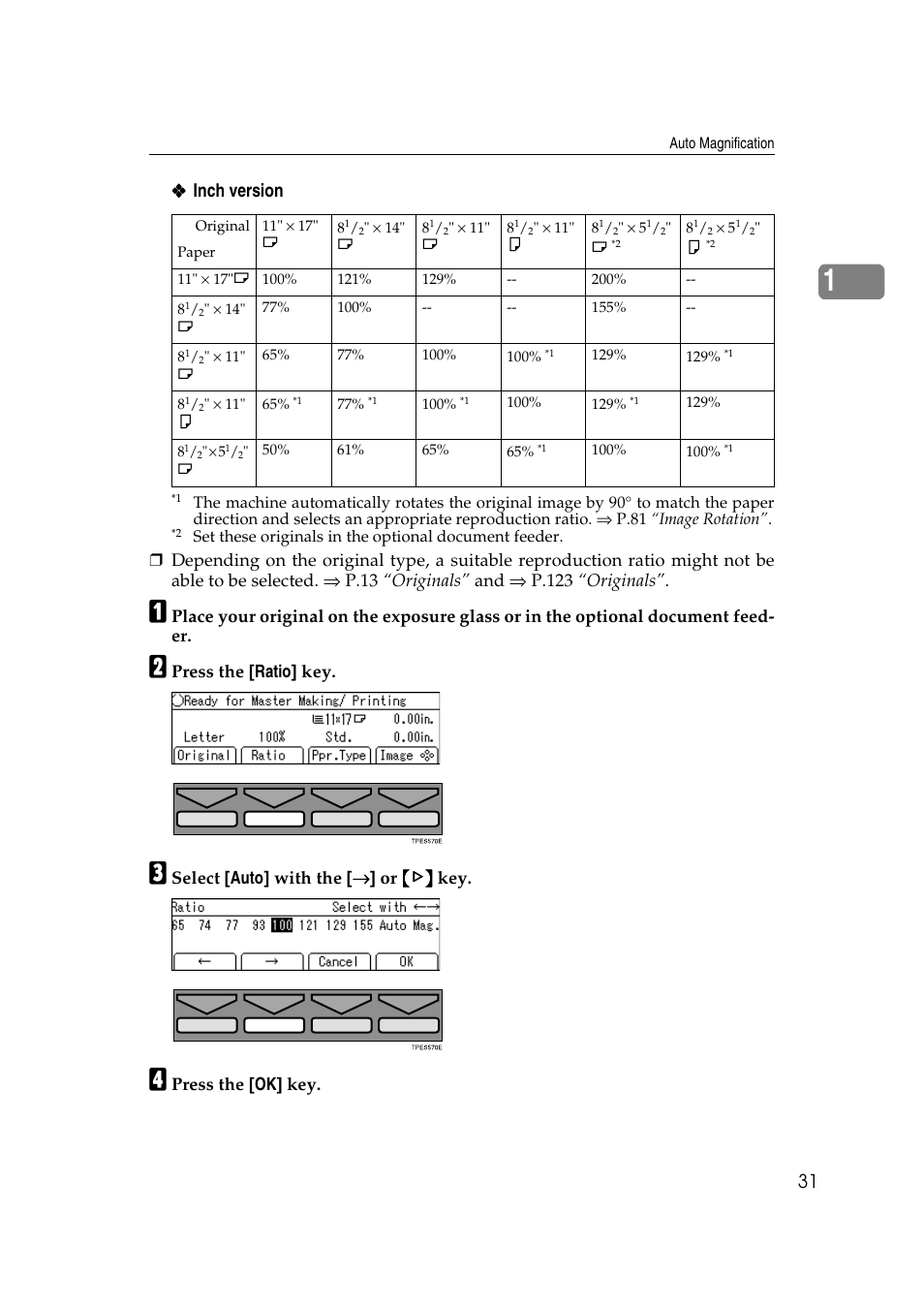 Inch version | Ricoh JP8000 User Manual | Page 51 / 464