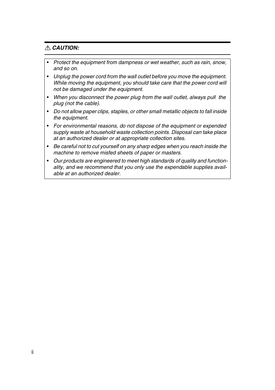 Ricoh JP8000 User Manual | Page 6 / 464
