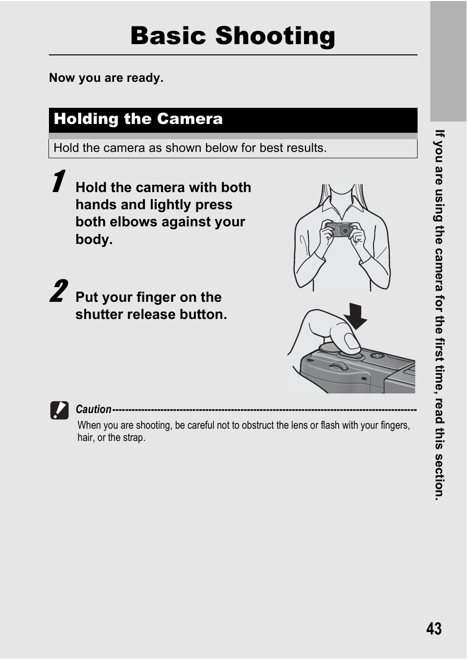 Basic shooting | Ricoh GX200 User Manual | Page 45 / 266