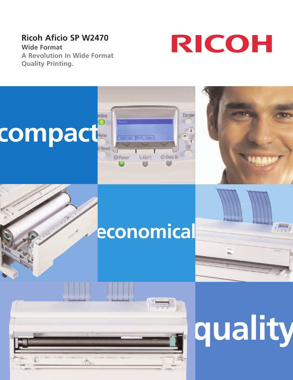 Ricoh Aficio SP W2470 User Manual | 2 pages