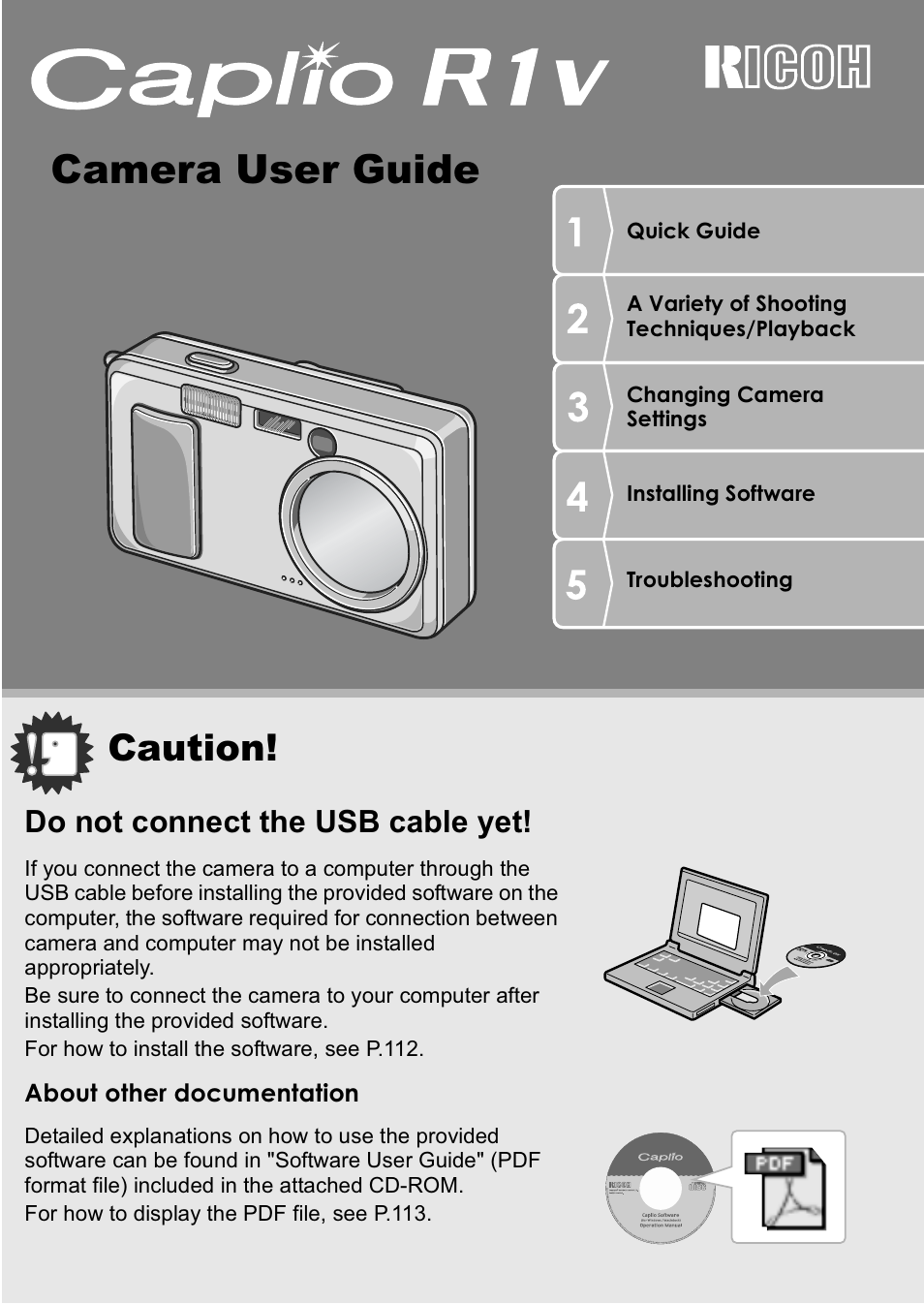 Ricoh R1v User Manual | 156 pages