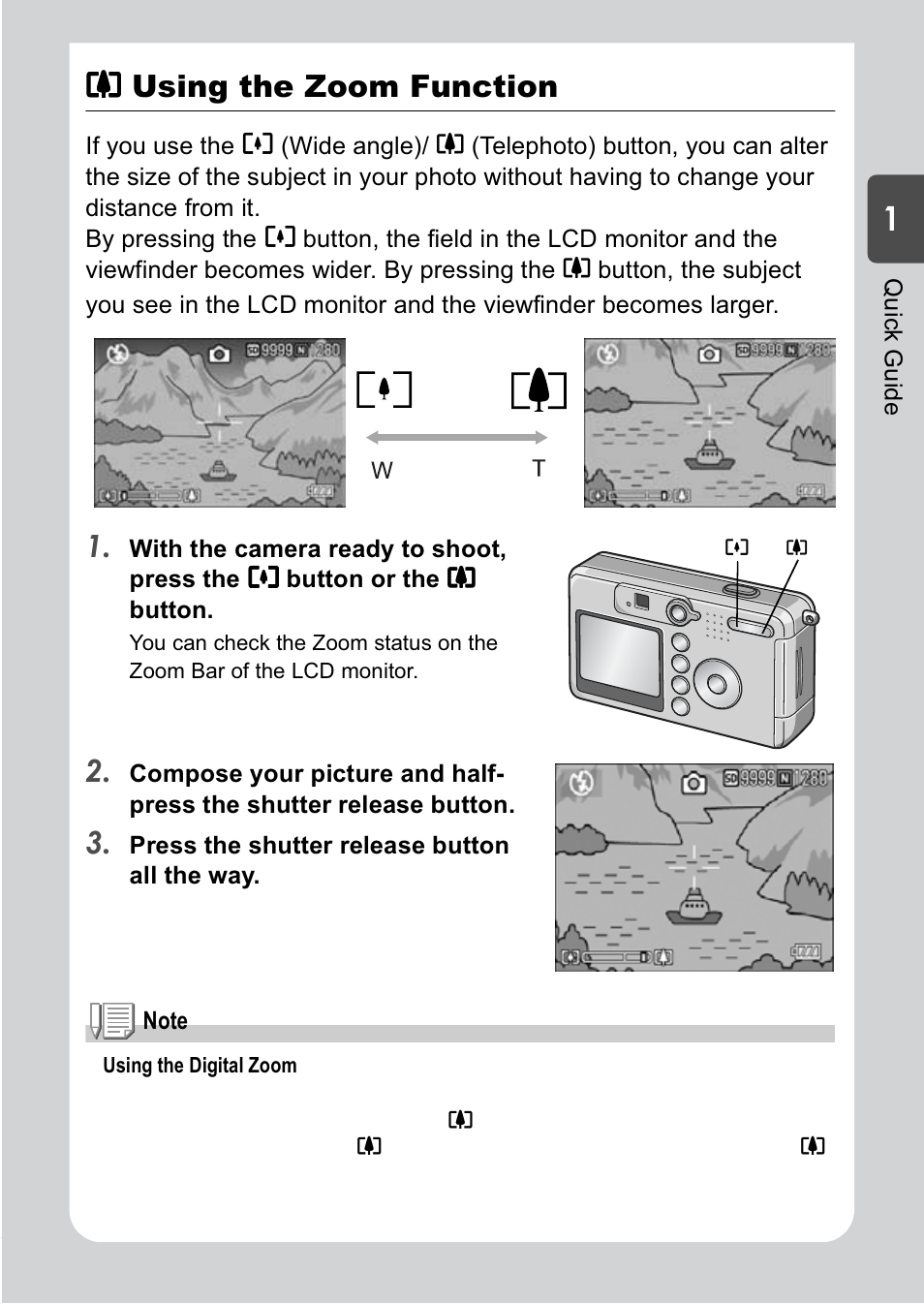 Zz using the zoom function | Ricoh R1v User Manual | Page 32 / 156