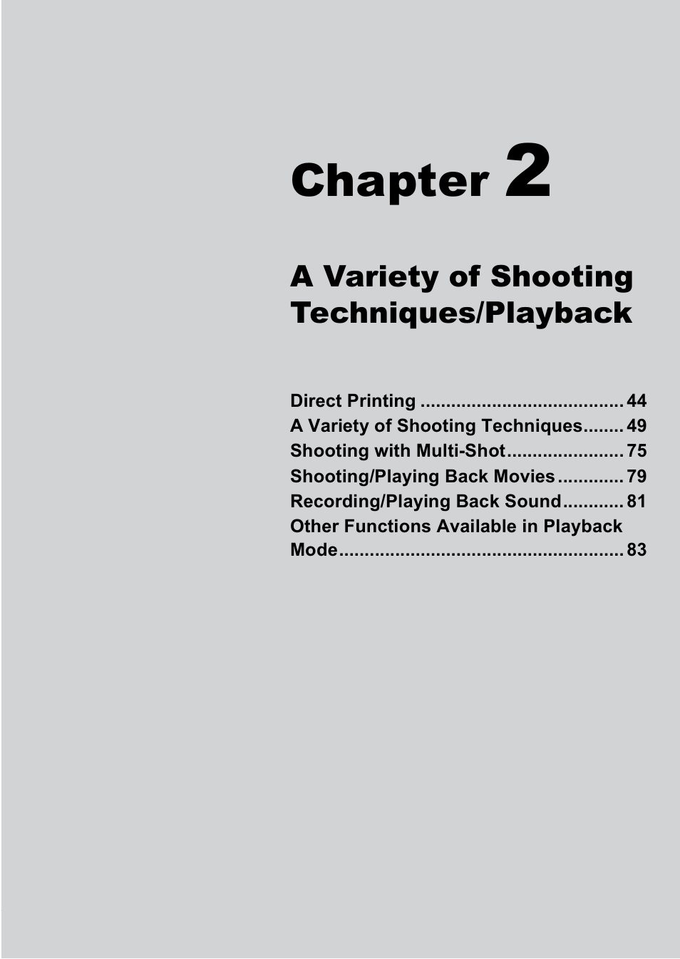 Chapter | Ricoh R1v User Manual | Page 44 / 156