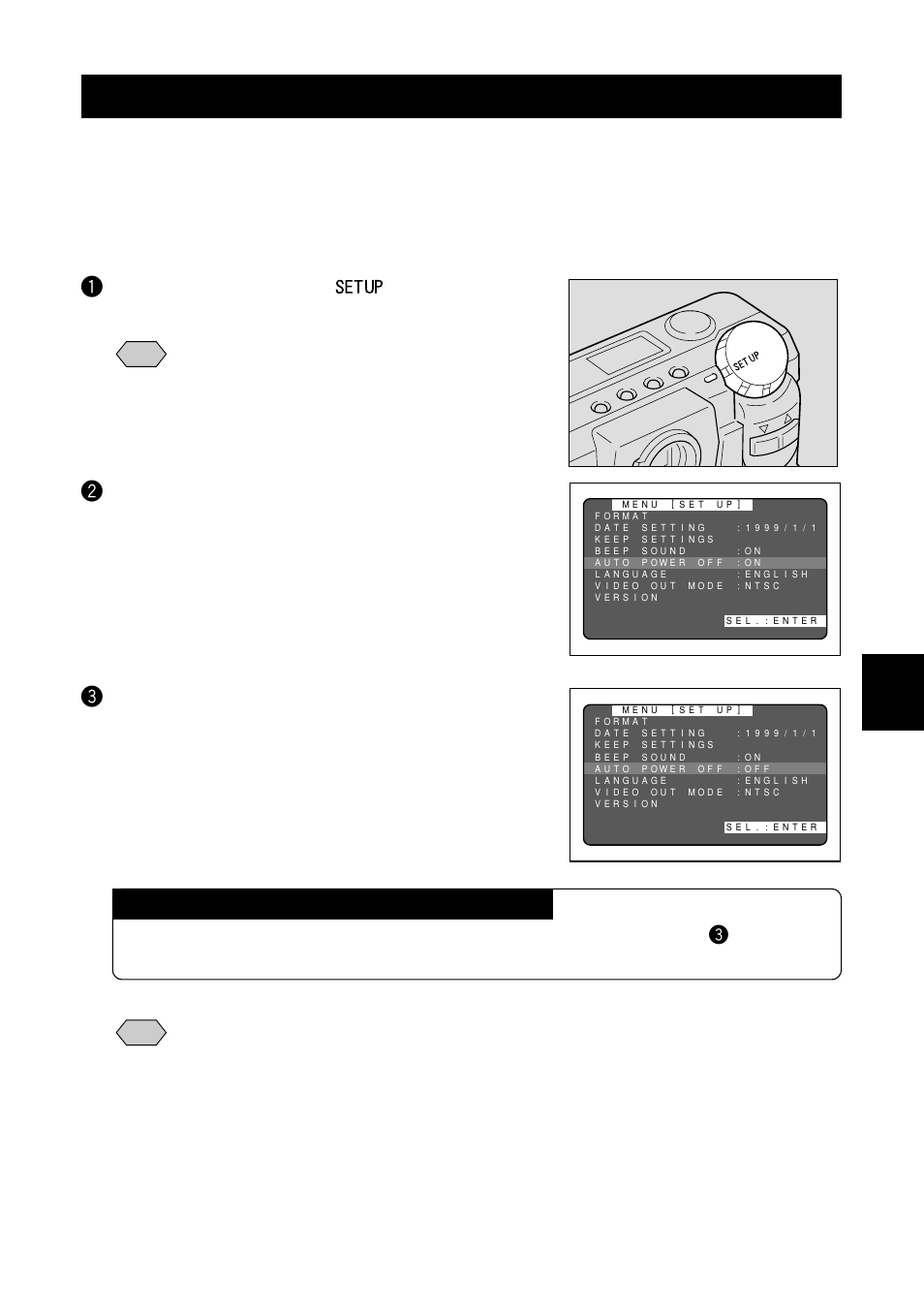 Auto power off setting | Ricoh RDC-5000 User Manual | Page 105 / 132