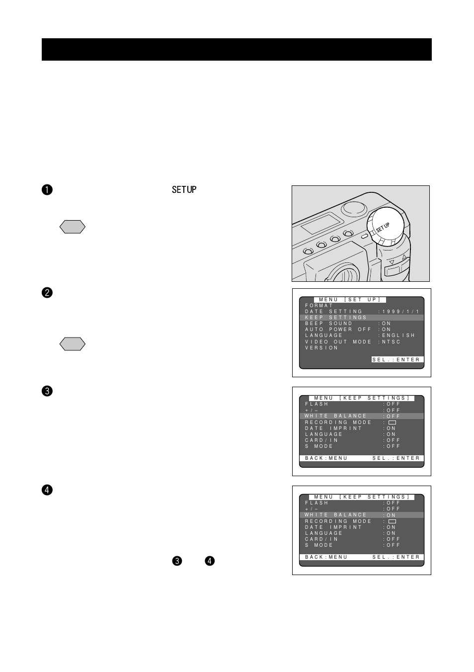 Keep settings | Ricoh RDC-5000 User Manual | Page 108 / 132