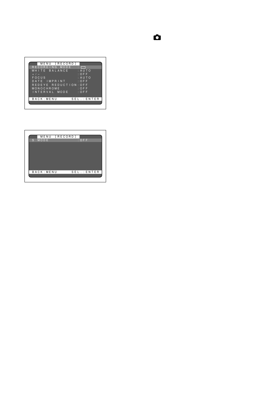 Record menu | Ricoh RDC-5000 User Manual | Page 19 / 132