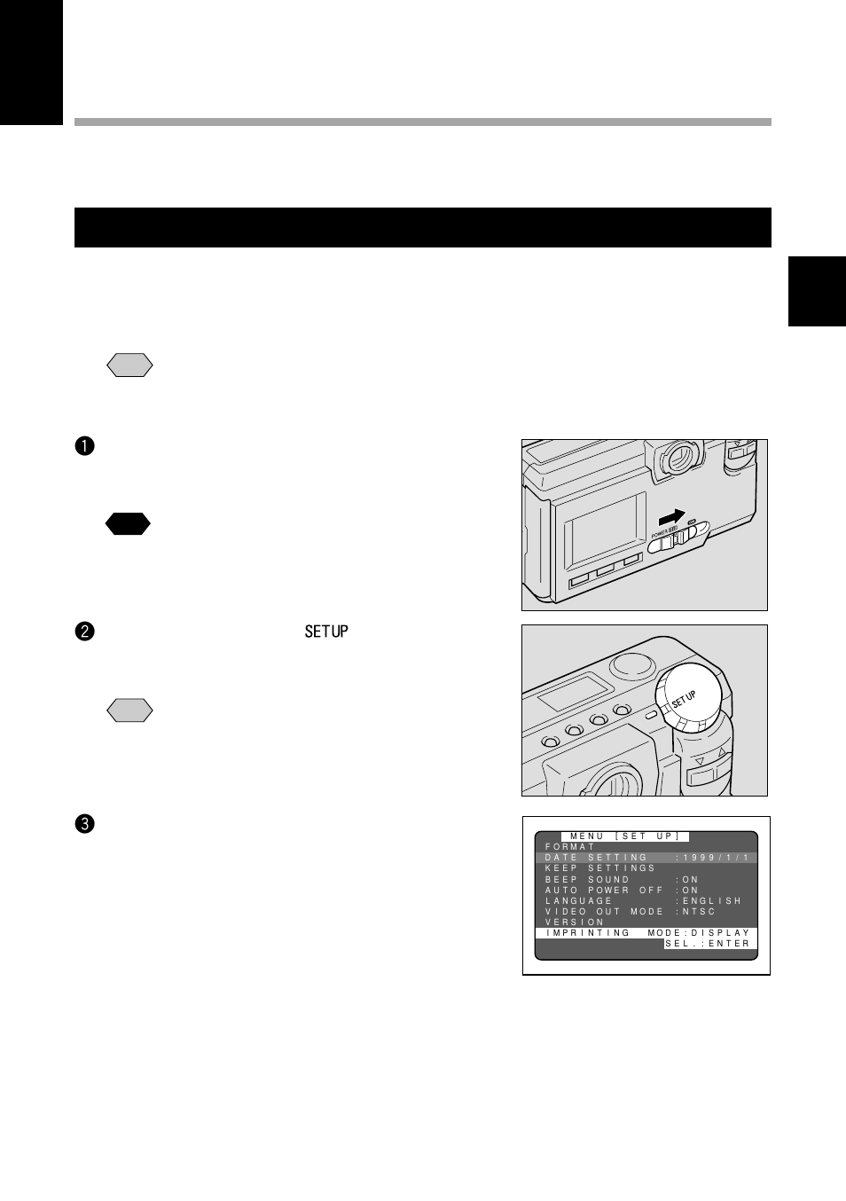 Before you start recording, Setting the date and time | Ricoh RDC-5000 User Manual | Page 37 / 132