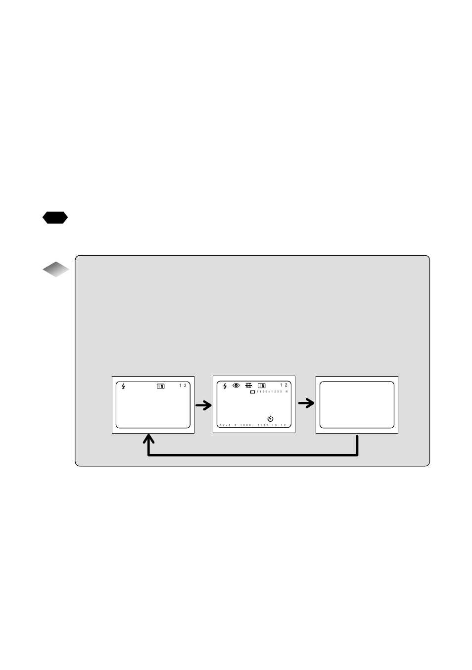When focusing is difficult, Lcd monitor display function | Ricoh RDC-5000 User Manual | Page 52 / 132