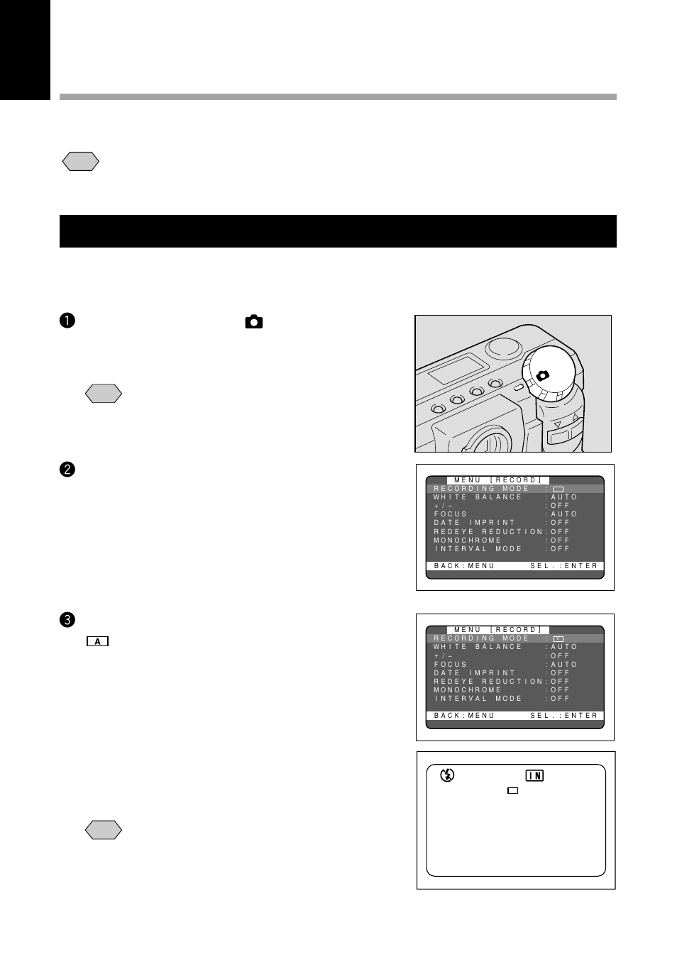 Changing recording modes, Text mode | Ricoh RDC-5000 User Manual | Page 54 / 132