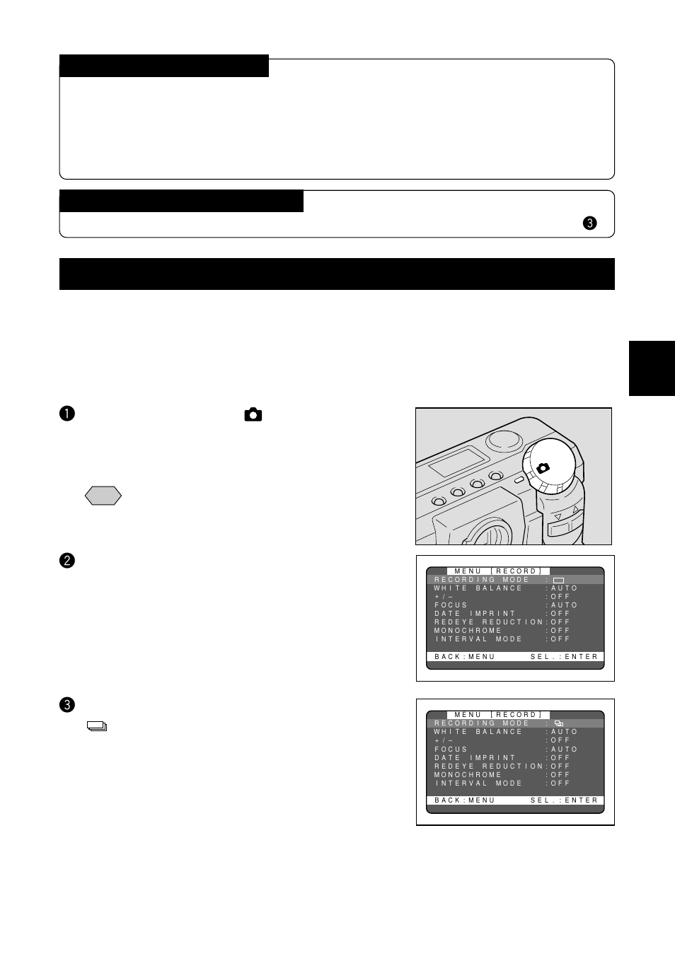 Continuous shooting mode | Ricoh RDC-5000 User Manual | Page 55 / 132