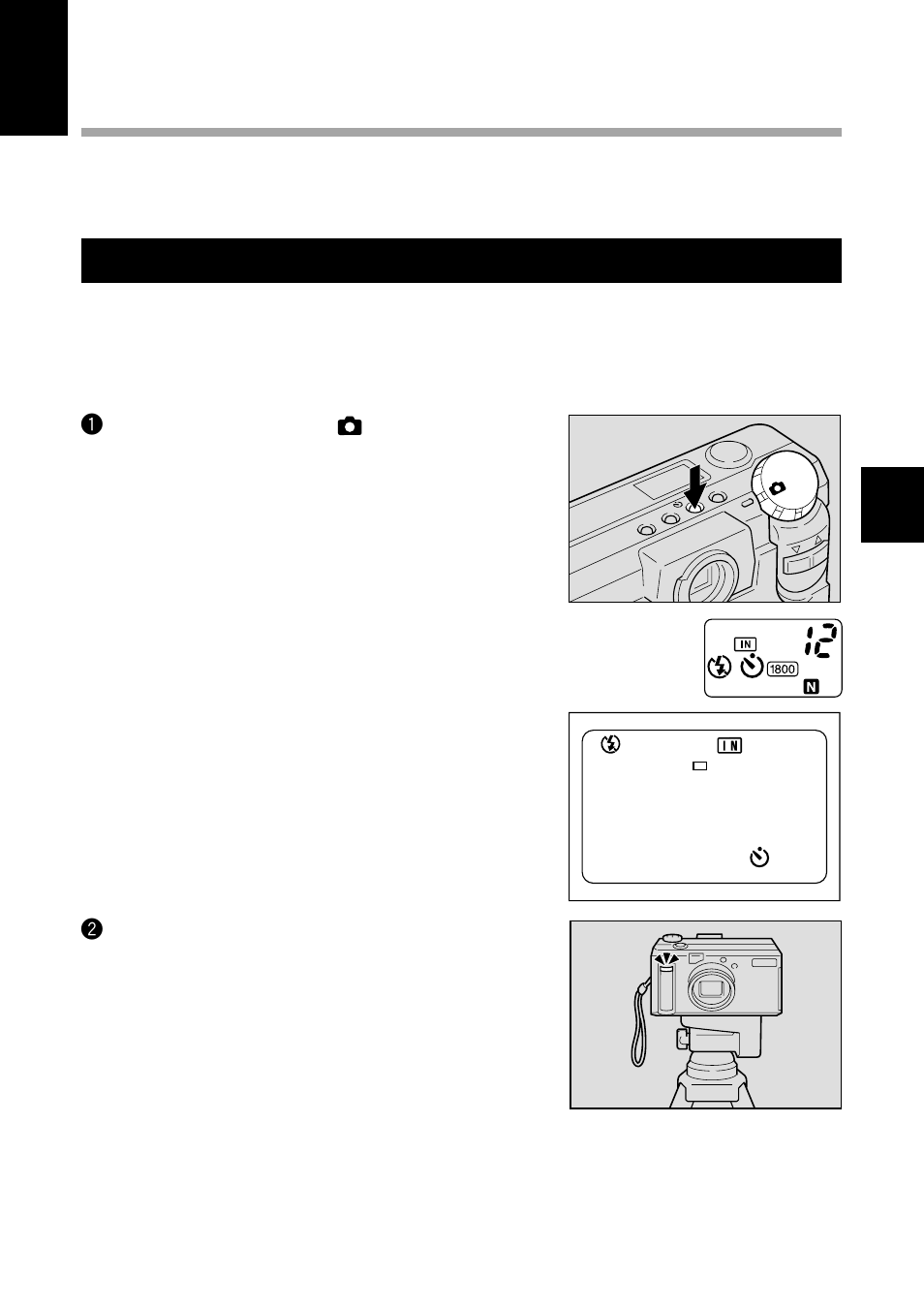 Special shooting functions, Using the self-timer | Ricoh RDC-5000 User Manual | Page 69 / 132