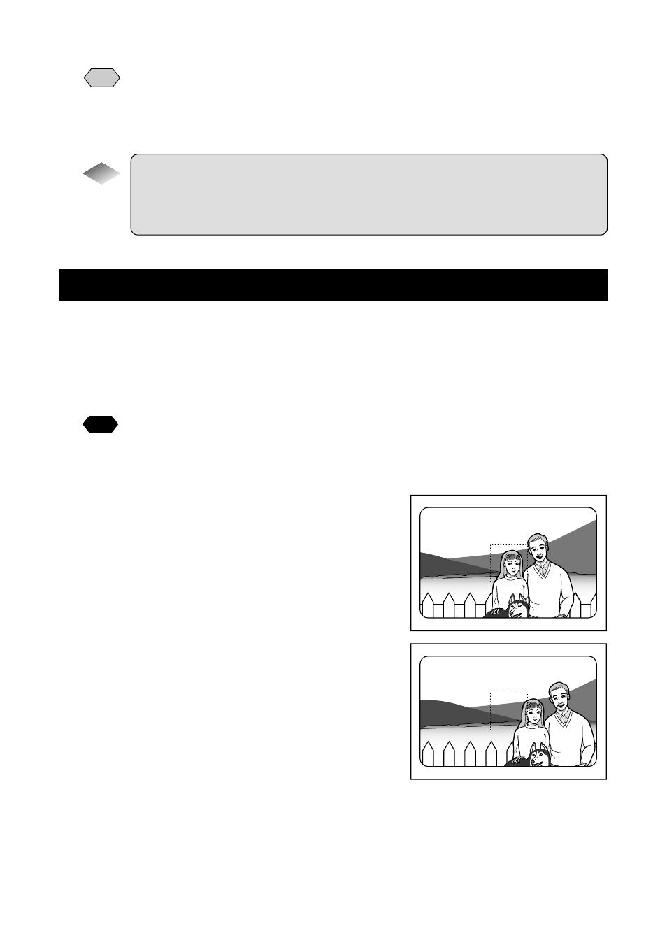 Focus lock shooting, When to use the focus lock | Ricoh RDC-5000 User Manual | Page 70 / 132