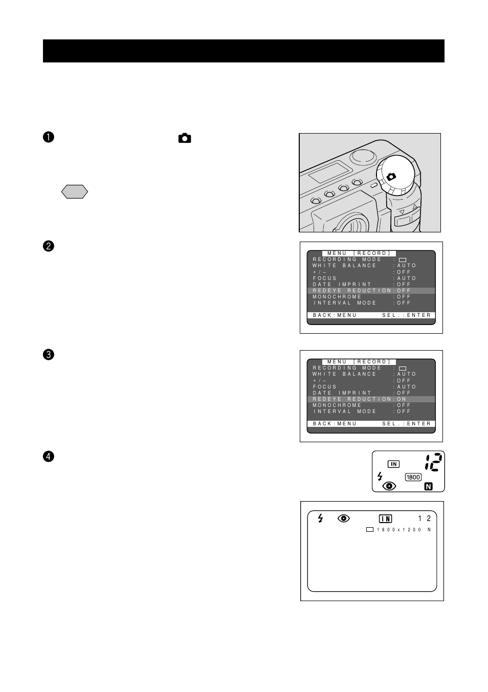 Redeye reduction mode | Ricoh RDC-5000 User Manual | Page 74 / 132