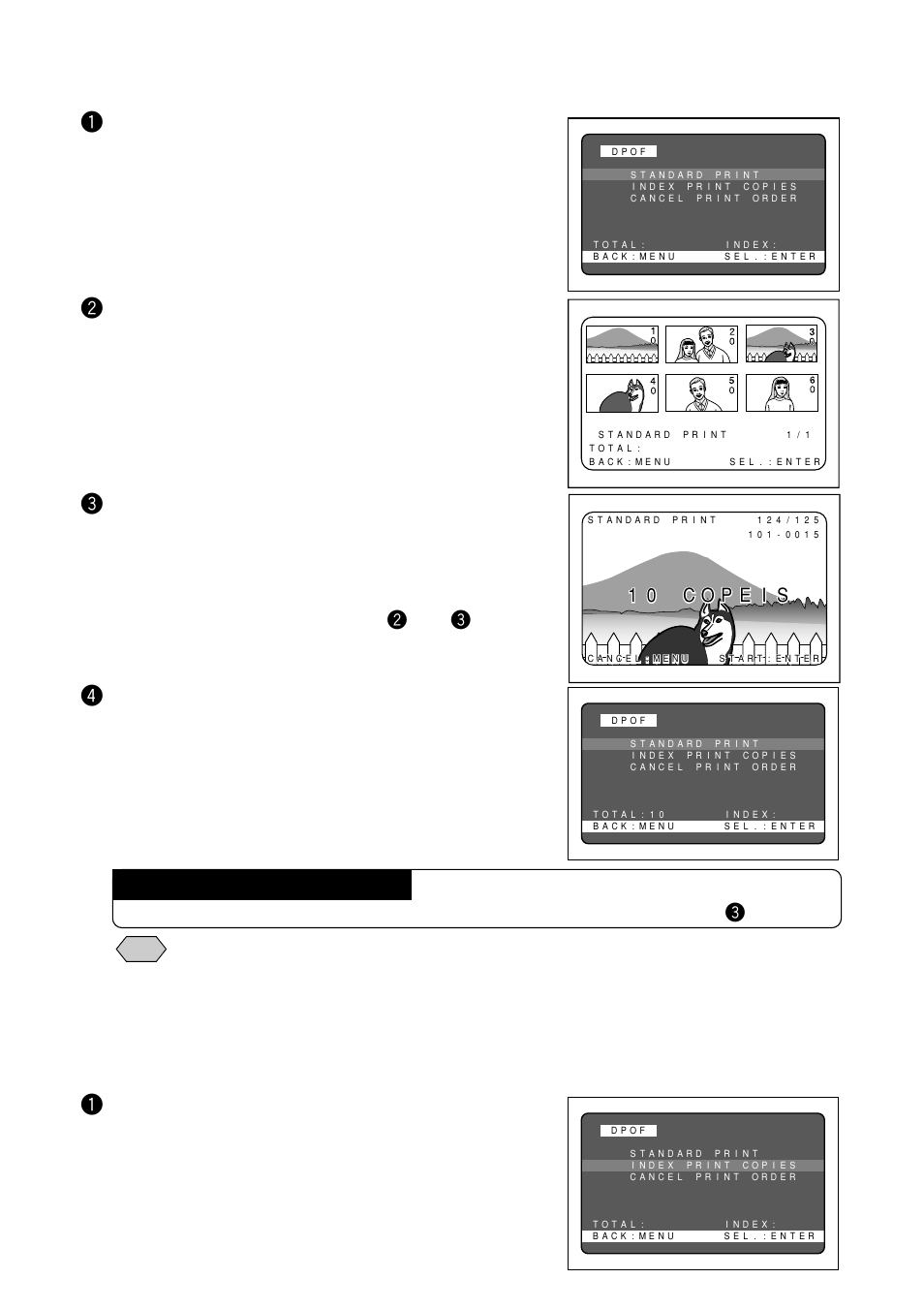 Specifying an image print copy count, Specifying an index print copy count, How to cancel the setting | Ricoh RDC-5000 User Manual | Page 94 / 132