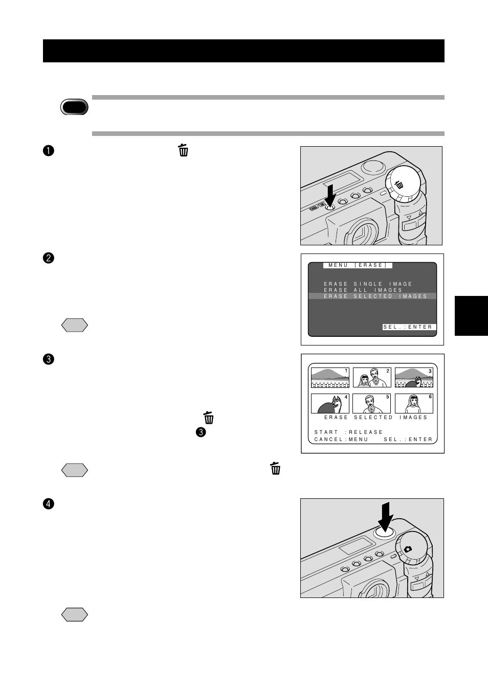 Erase selected files (images) | Ricoh RDC-5000 User Manual | Page 99 / 132