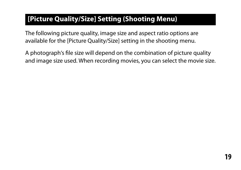 Ricoh S10 24-72MM F2.5-4.4VC User Manual | Page 19 / 46
