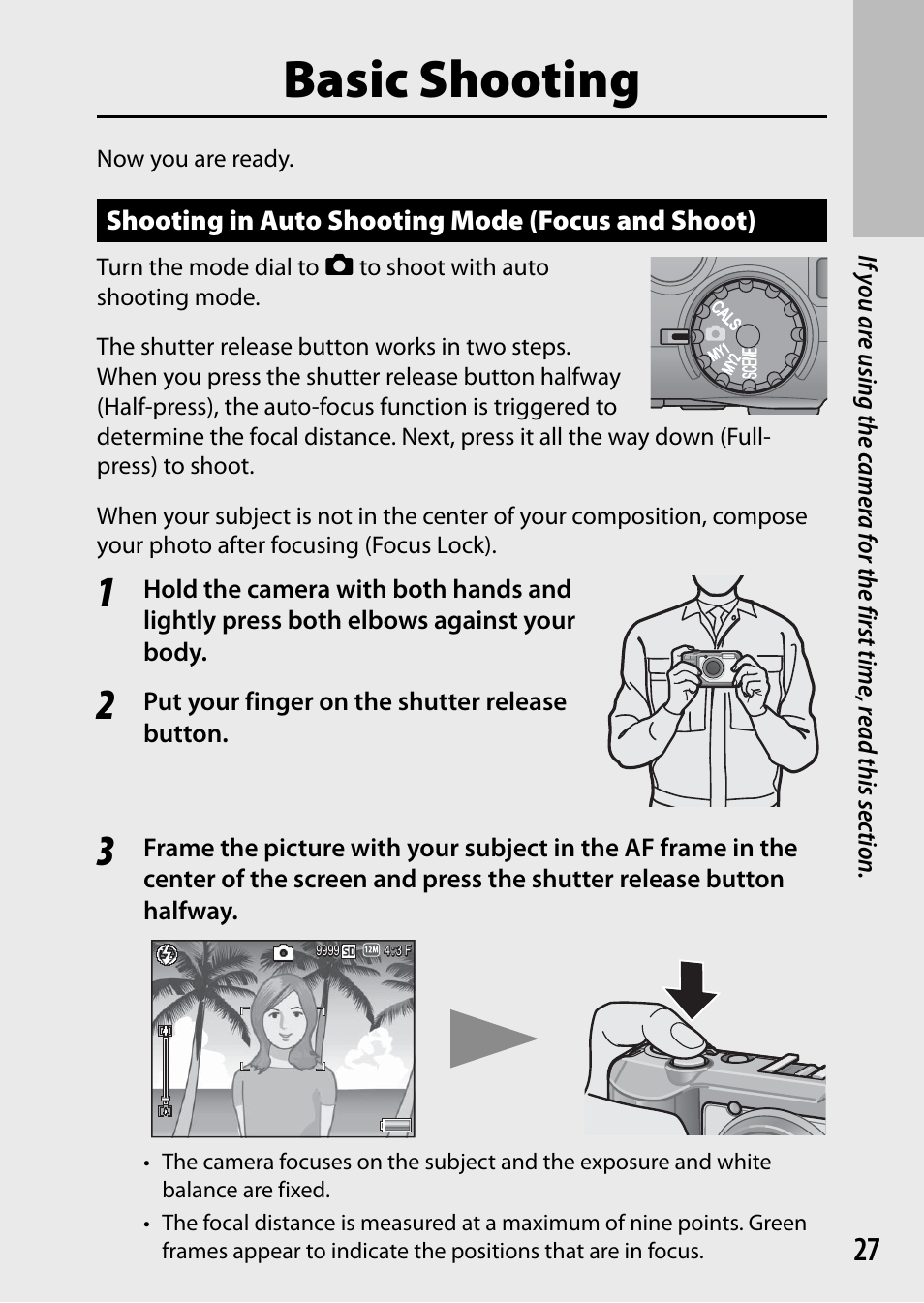 Basic shooting | Ricoh G700 User Manual | Page 29 / 135