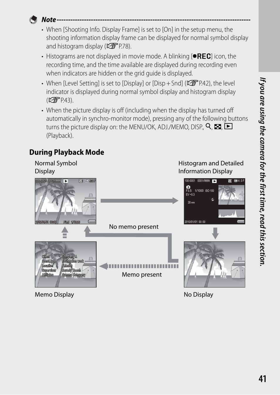 During playback mode | Ricoh G700 User Manual | Page 43 / 135