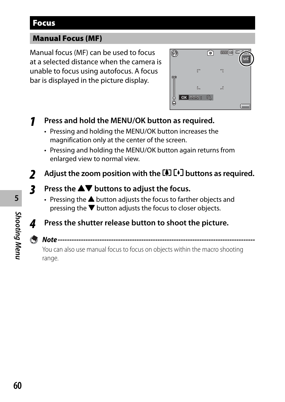 Focus | Ricoh G700 User Manual | Page 62 / 135