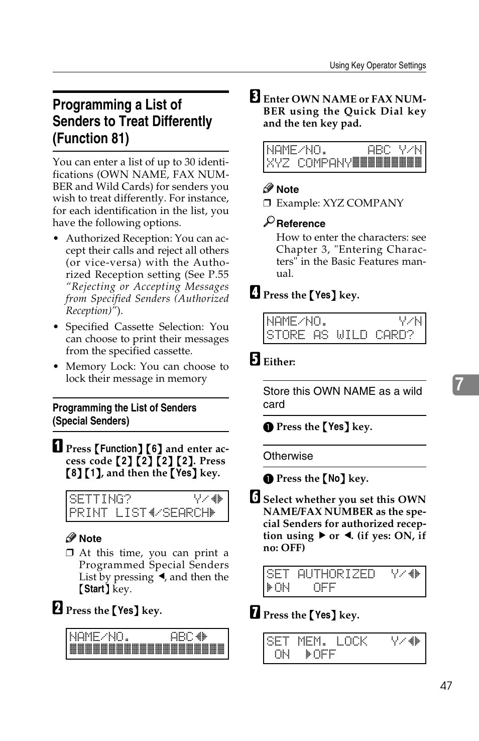 Ricoh FAX2050L User Manual | Page 127 / 216