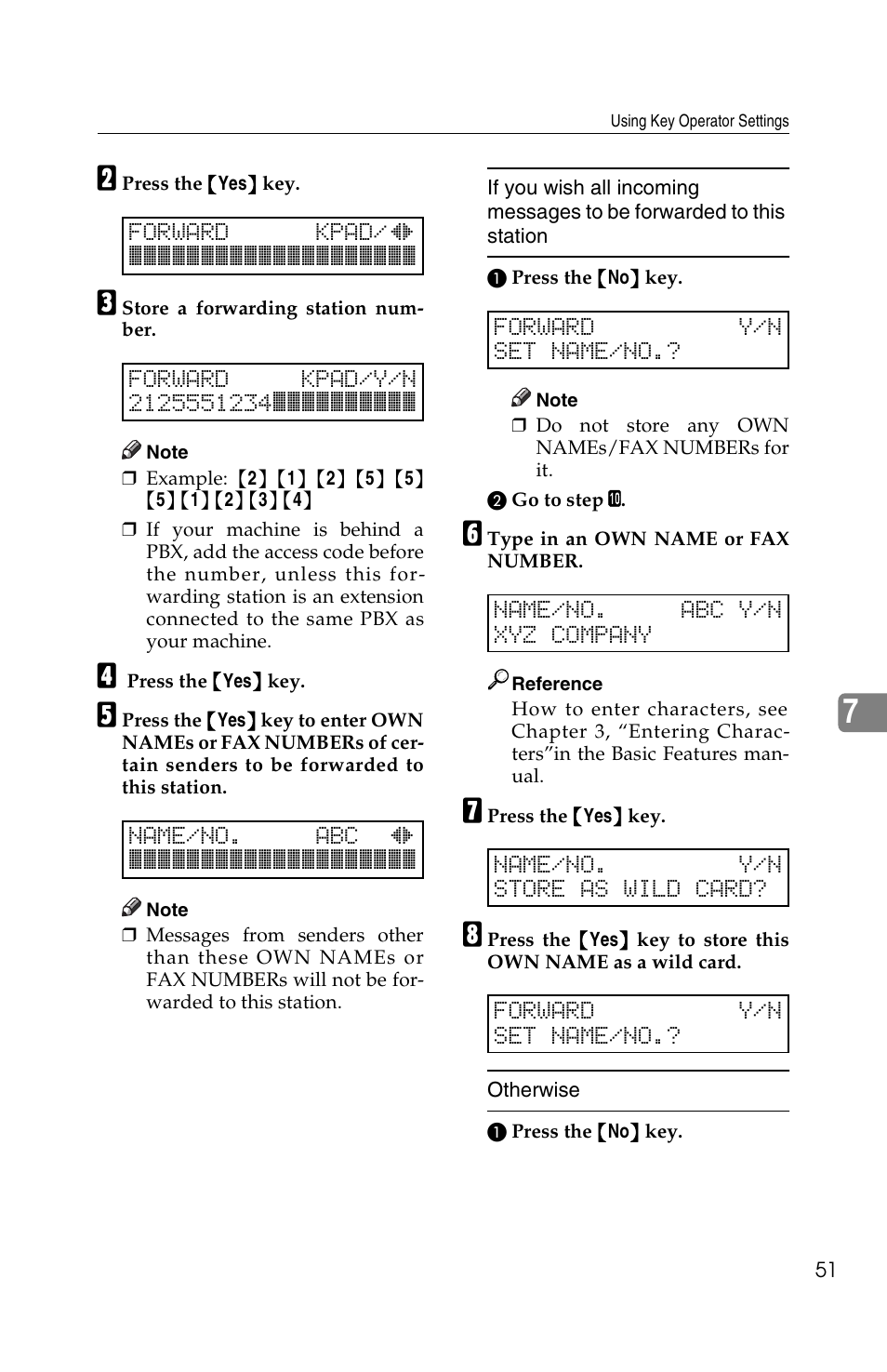 Ricoh FAX2050L User Manual | Page 131 / 216