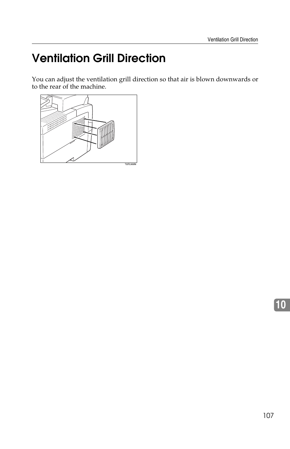 10 ventilation grill direction | Ricoh FAX2050L User Manual | Page 187 / 216