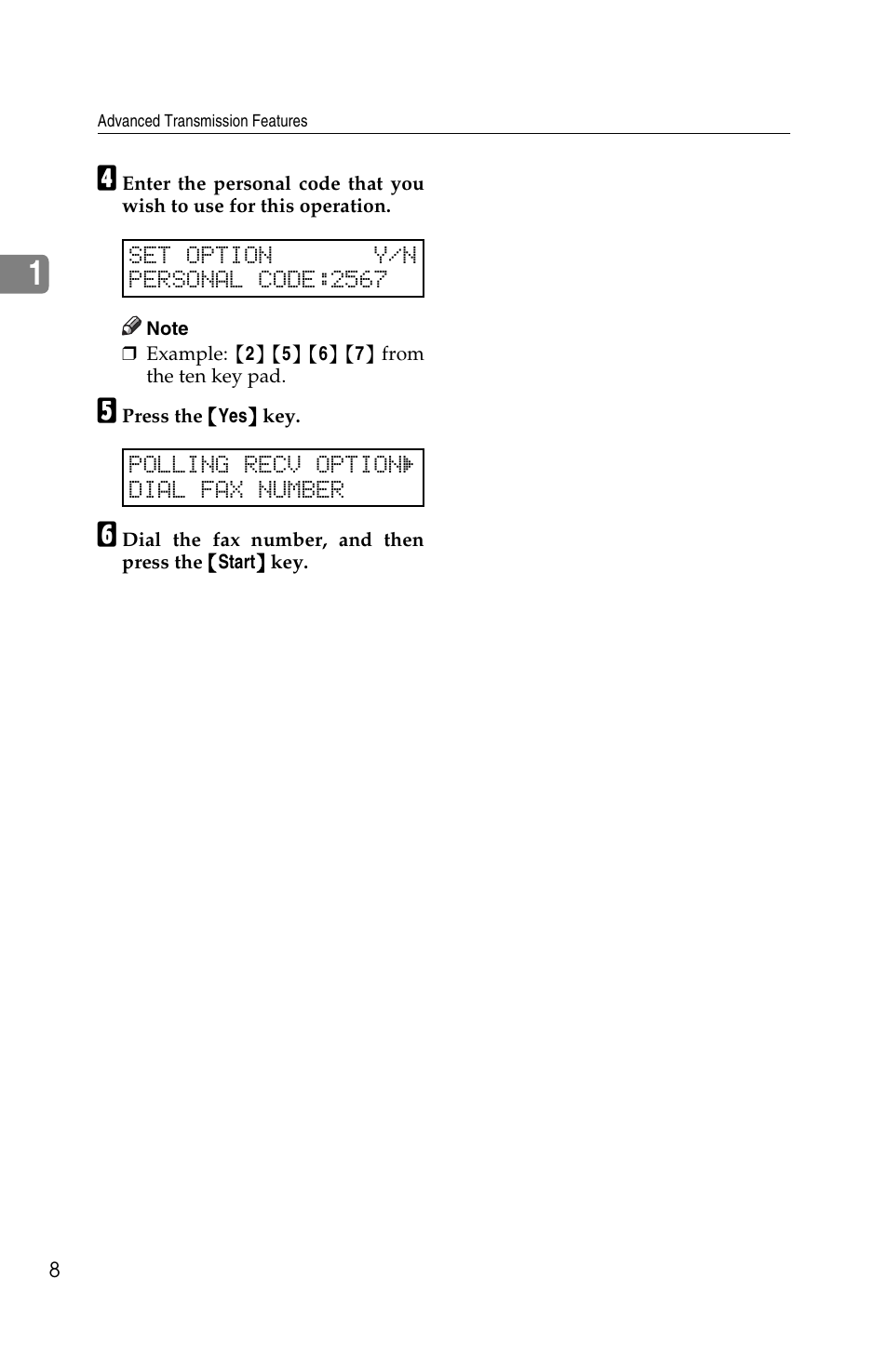 Ricoh FAX2050L User Manual | Page 88 / 216