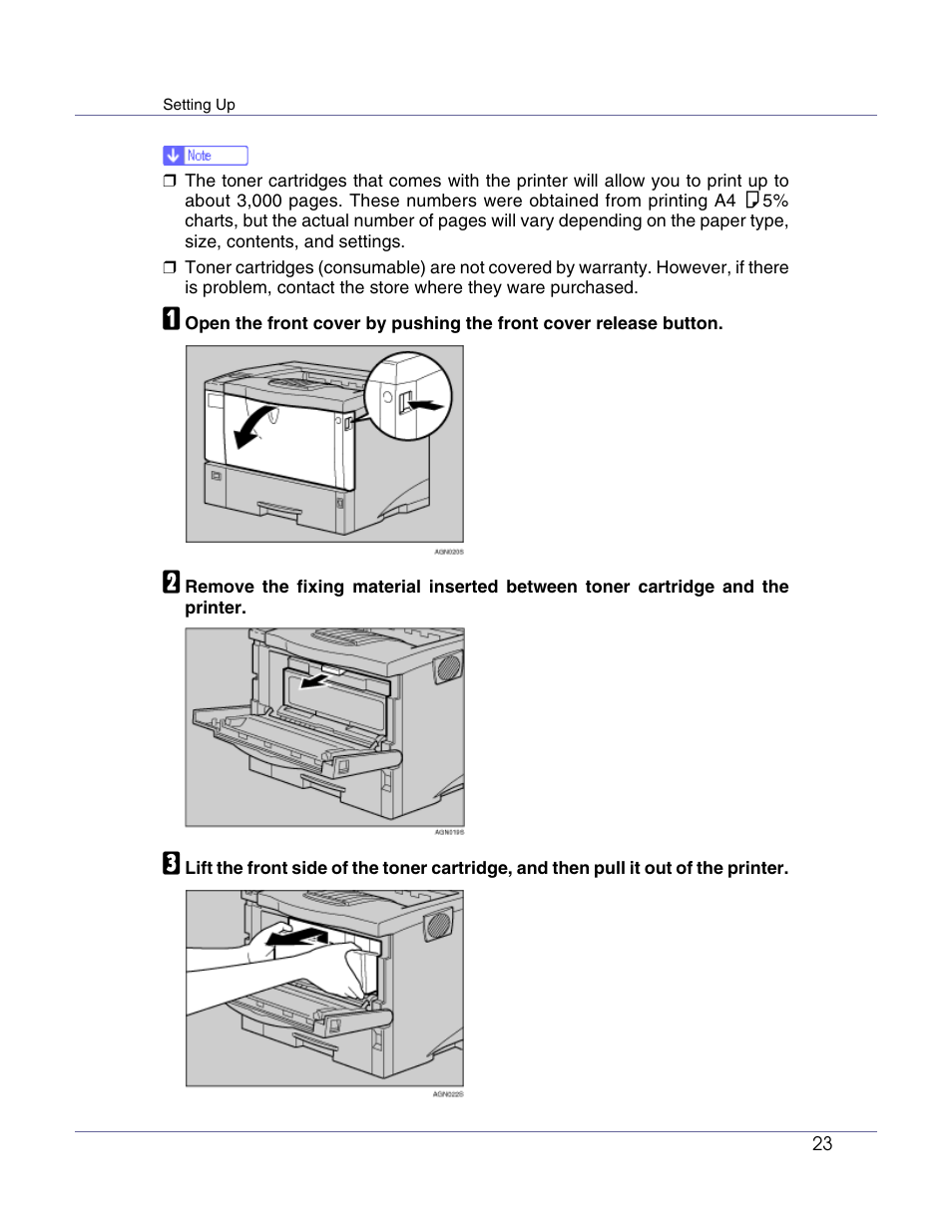 Ricoh G1168604A User Manual | Page 23 / 97