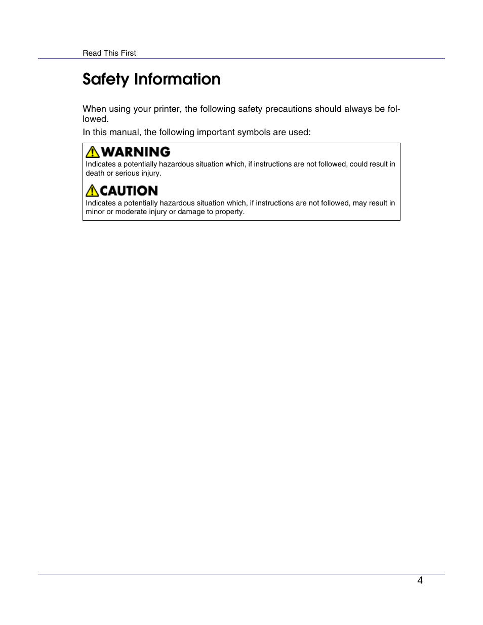 Safety information | Ricoh G1168604A User Manual | Page 4 / 97