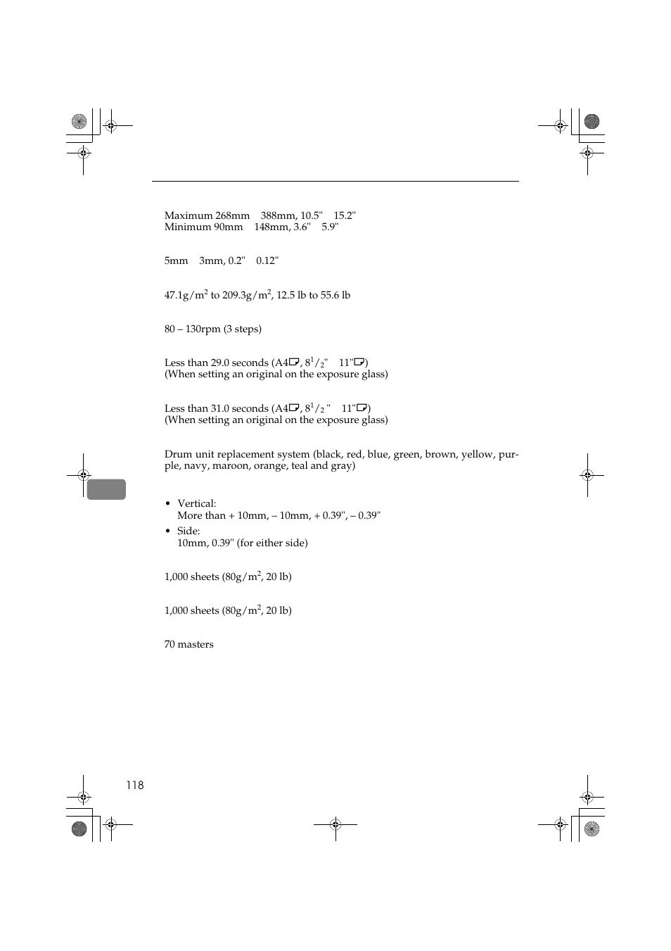 Ricoh PRIPORT JP1250 User Manual | Page 138 / 144
