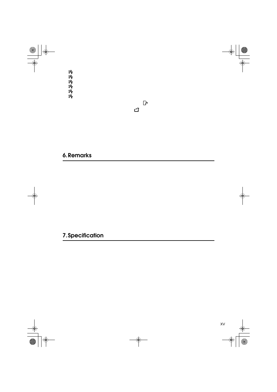 Remarks, Specification | Ricoh PRIPORT JP1250 User Manual | Page 19 / 144