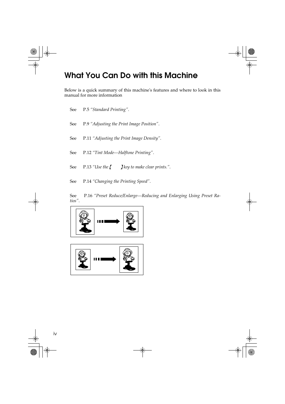 What you can do with this machine | Ricoh PRIPORT JP1250 User Manual | Page 8 / 144