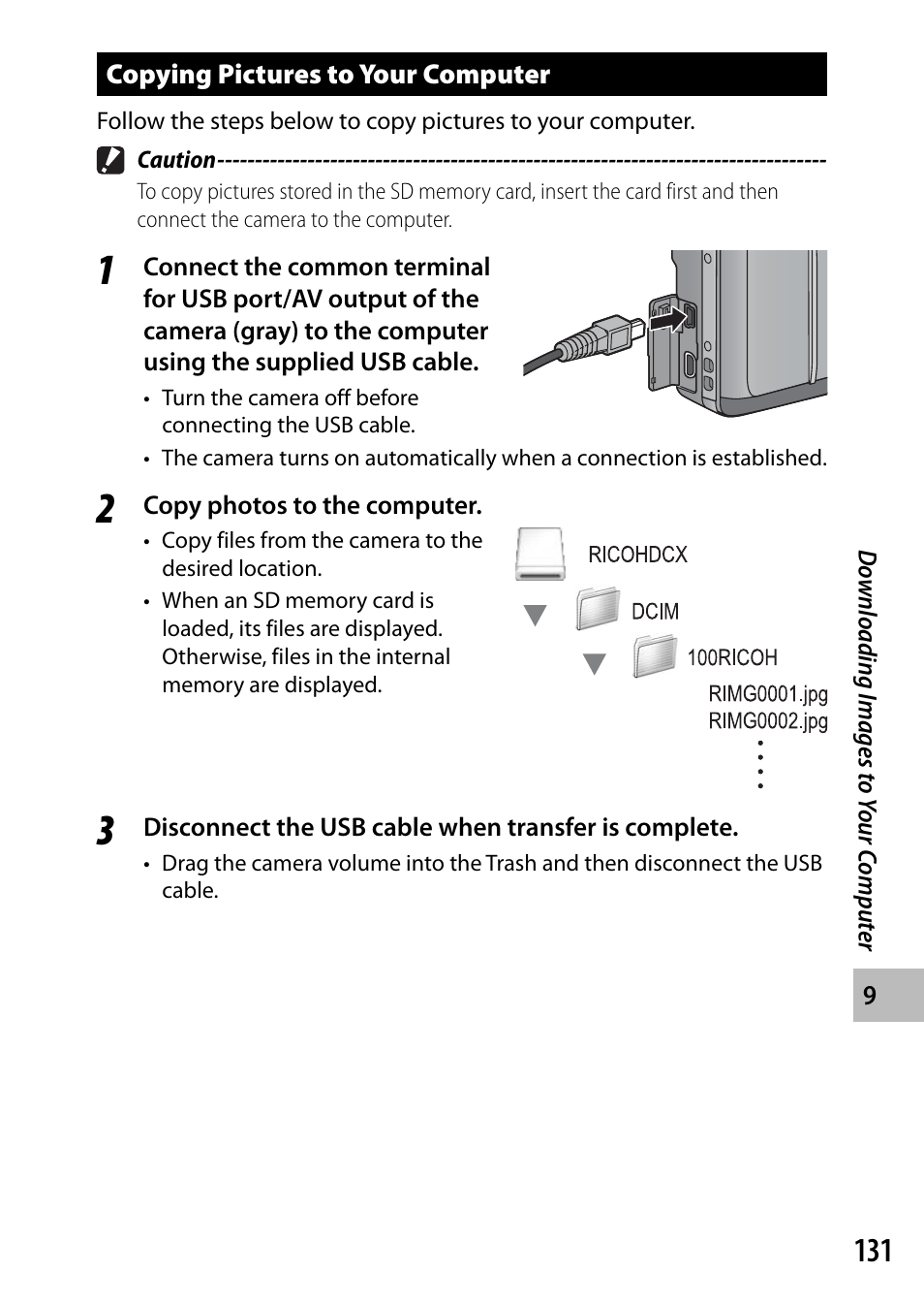 Ricoh DIGITAL CAMERA CX5 User Manual | Page 132 / 161