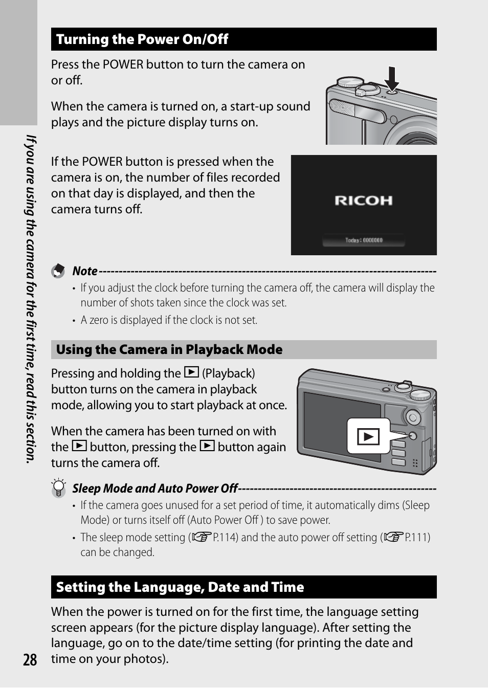 Ricoh DIGITAL CAMERA CX5 User Manual | Page 29 / 161