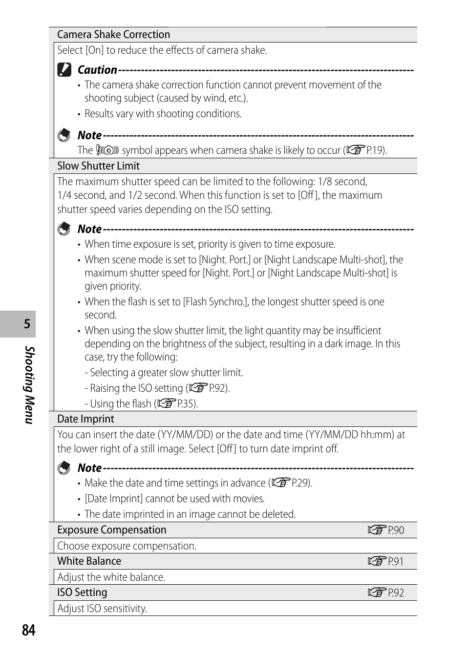 Ricoh DIGITAL CAMERA CX5 User Manual | Page 85 / 161