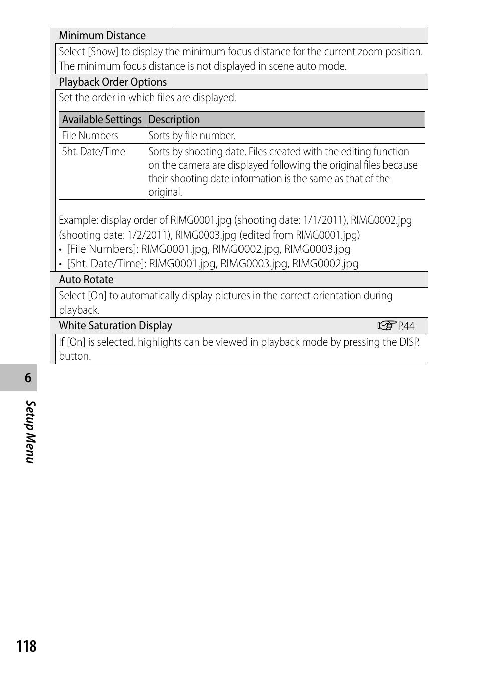 Ricoh Camera CX6 User Manual | Page 120 / 172