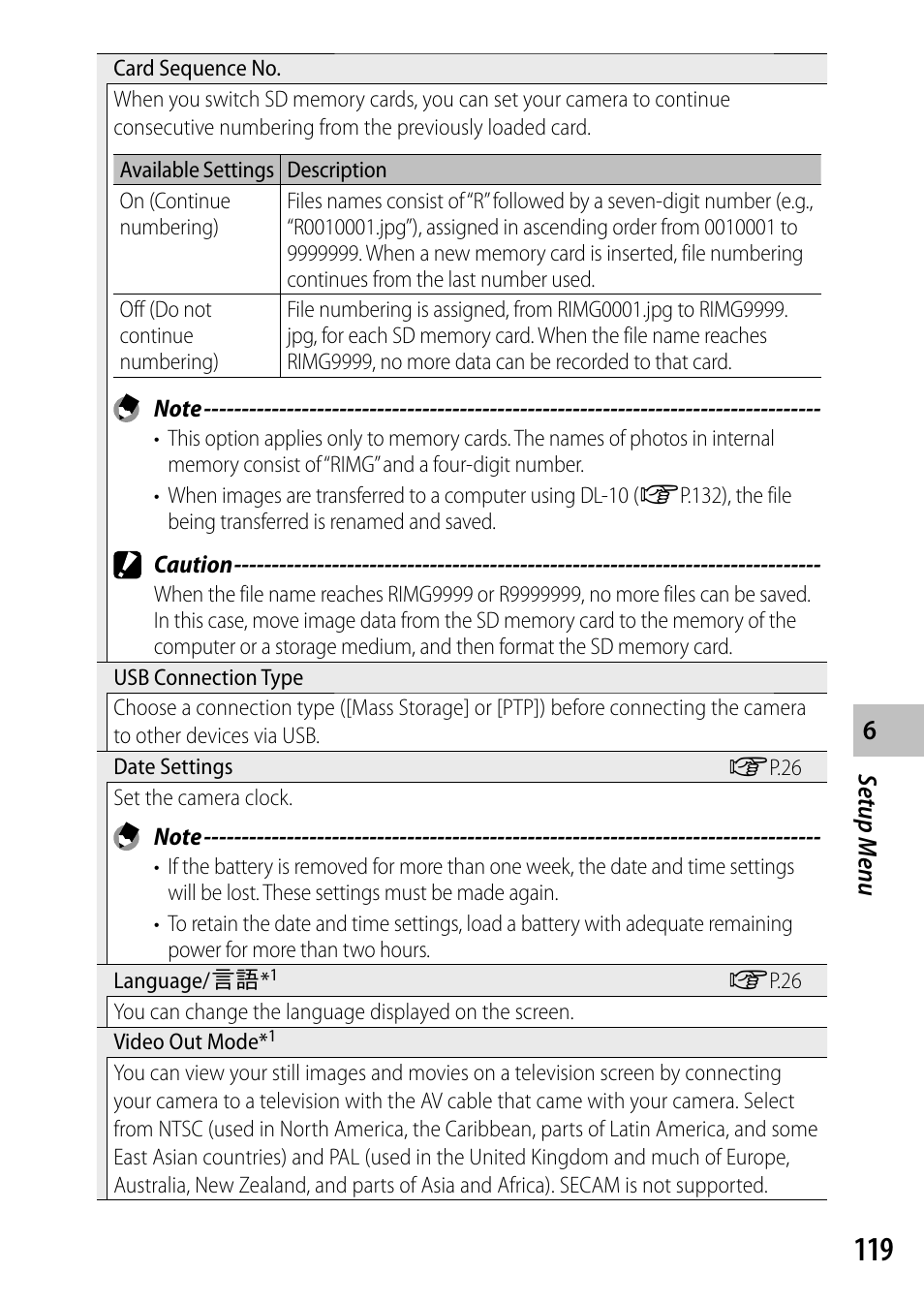 Ricoh Camera CX6 User Manual | Page 121 / 172