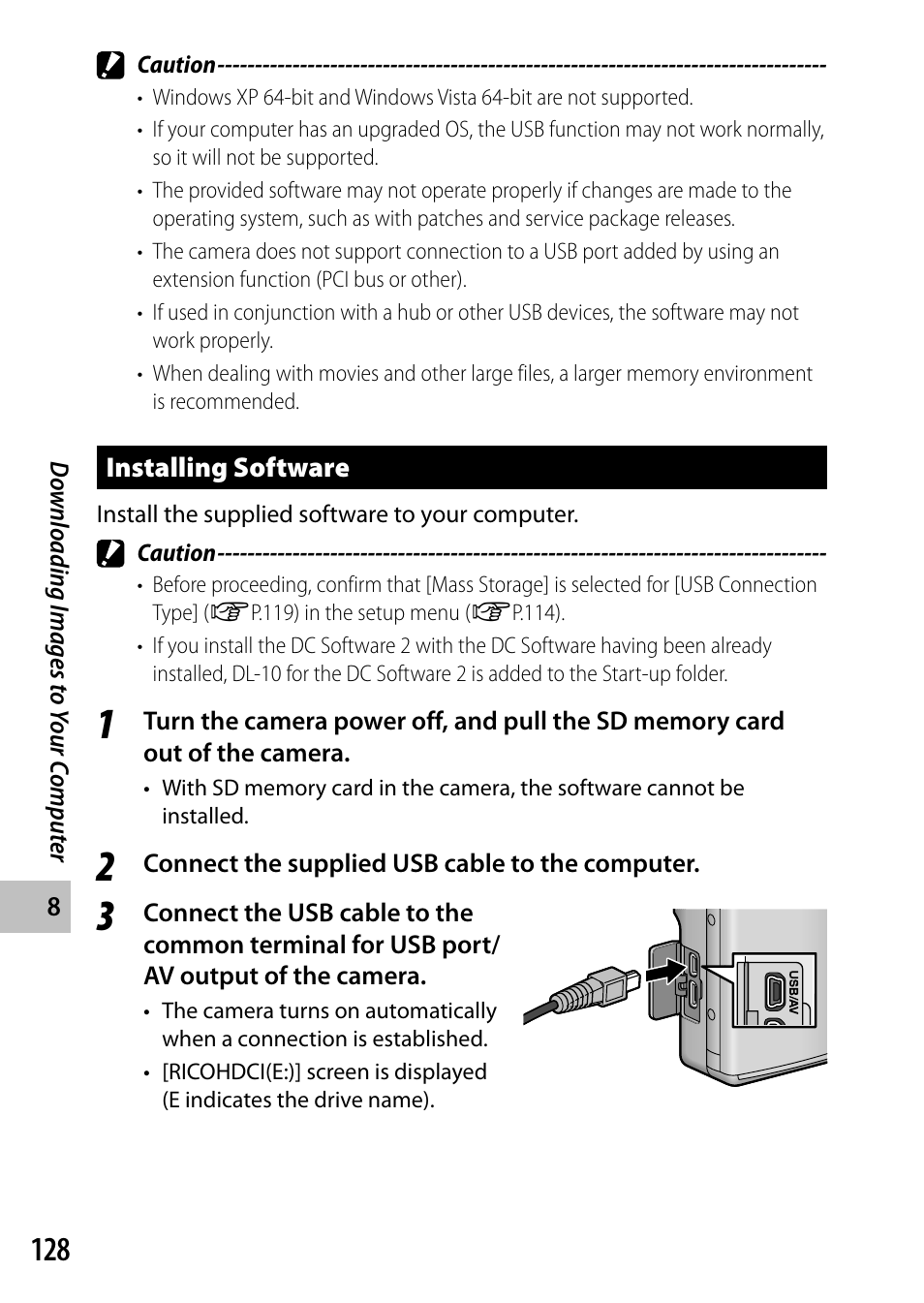 Ricoh Camera CX6 User Manual | Page 130 / 172