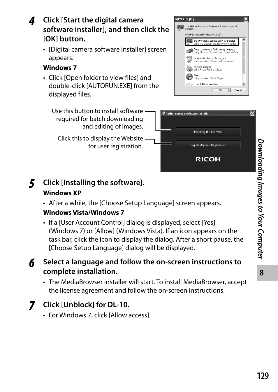 Ricoh Camera CX6 User Manual | Page 131 / 172