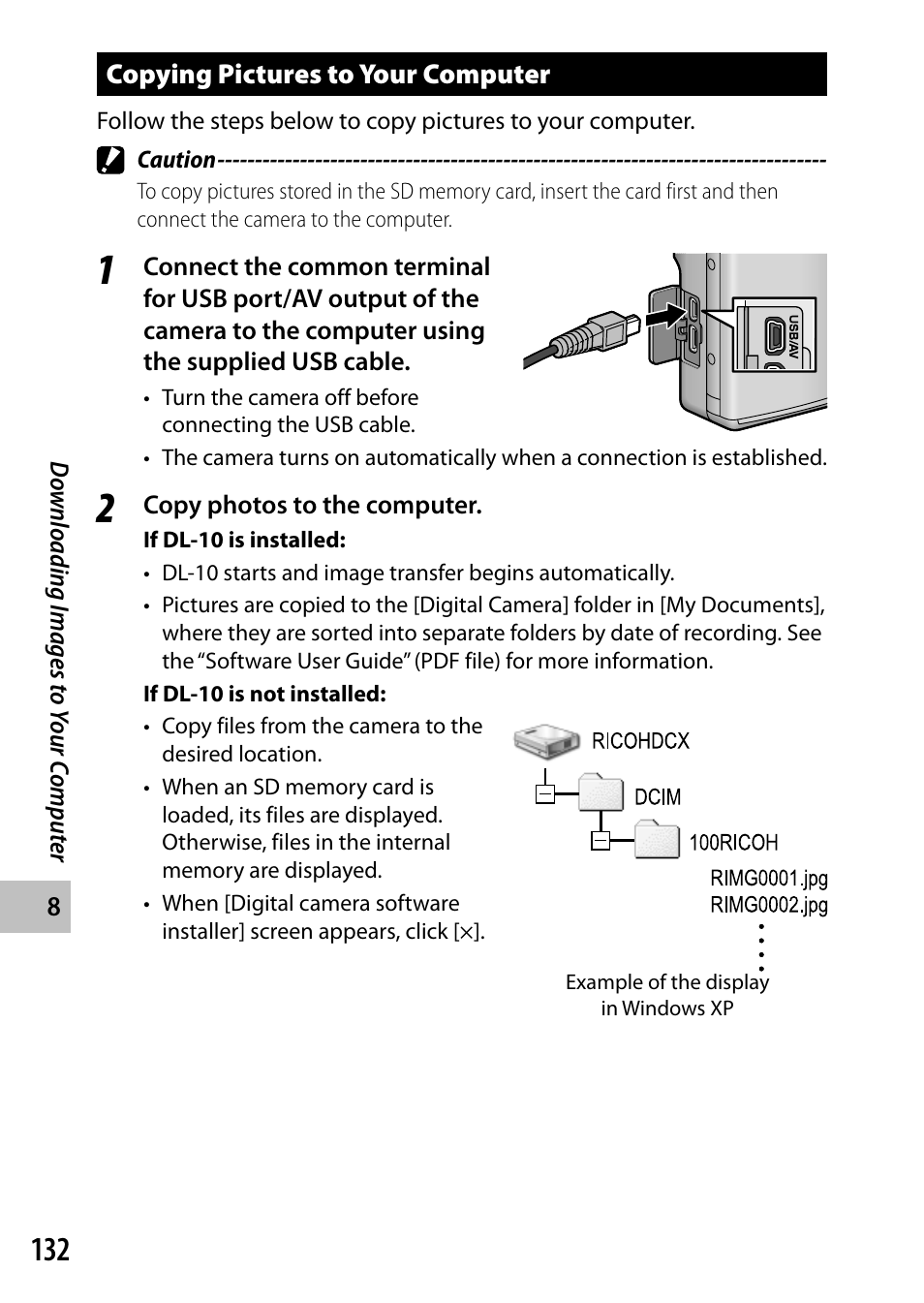 Ricoh Camera CX6 User Manual | Page 134 / 172