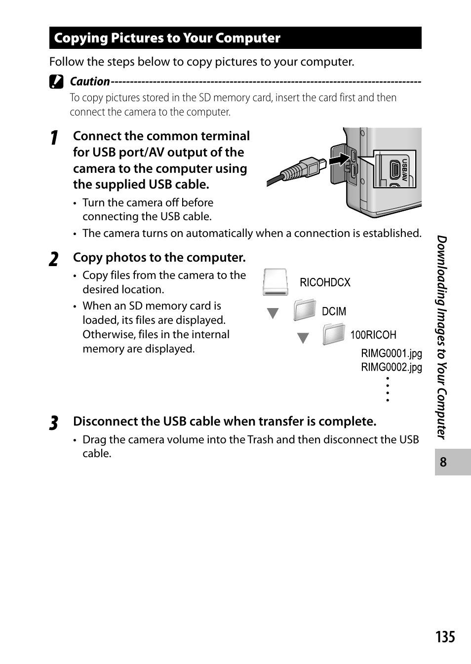 Ricoh Camera CX6 User Manual | Page 137 / 172