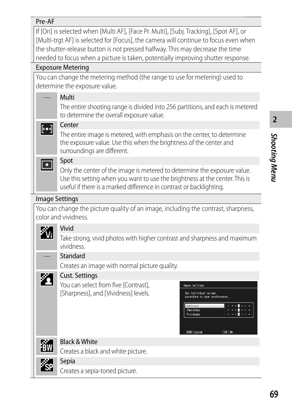 Ricoh Camera CX6 User Manual | Page 71 / 172