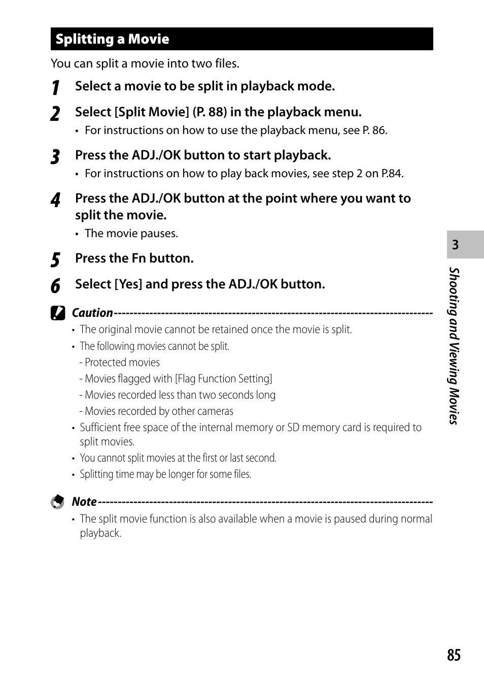 Ricoh Camera CX6 User Manual | Page 87 / 172