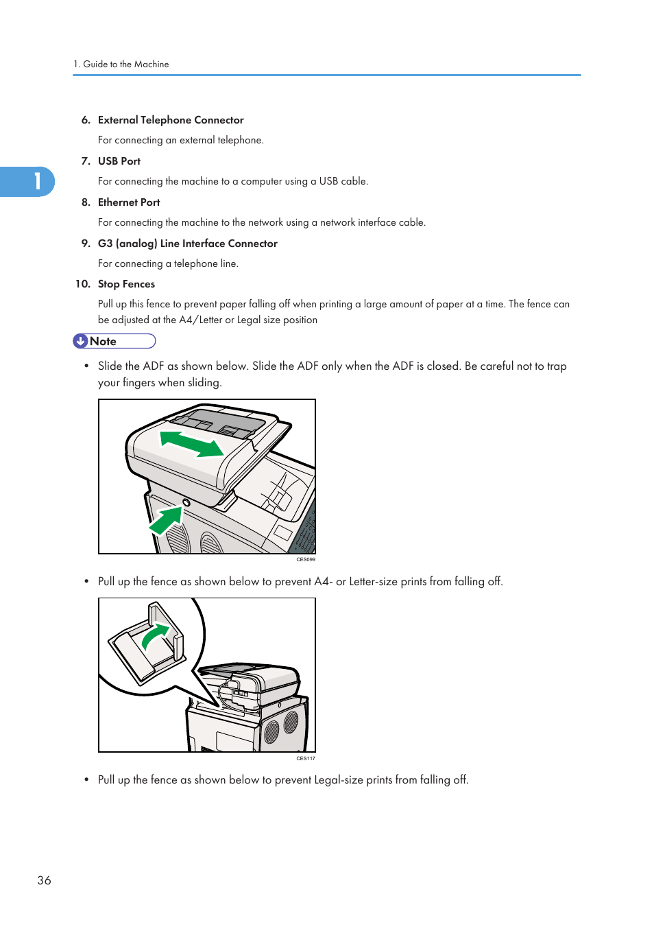 Ricoh SP C240SF User Manual | Page 38 / 456