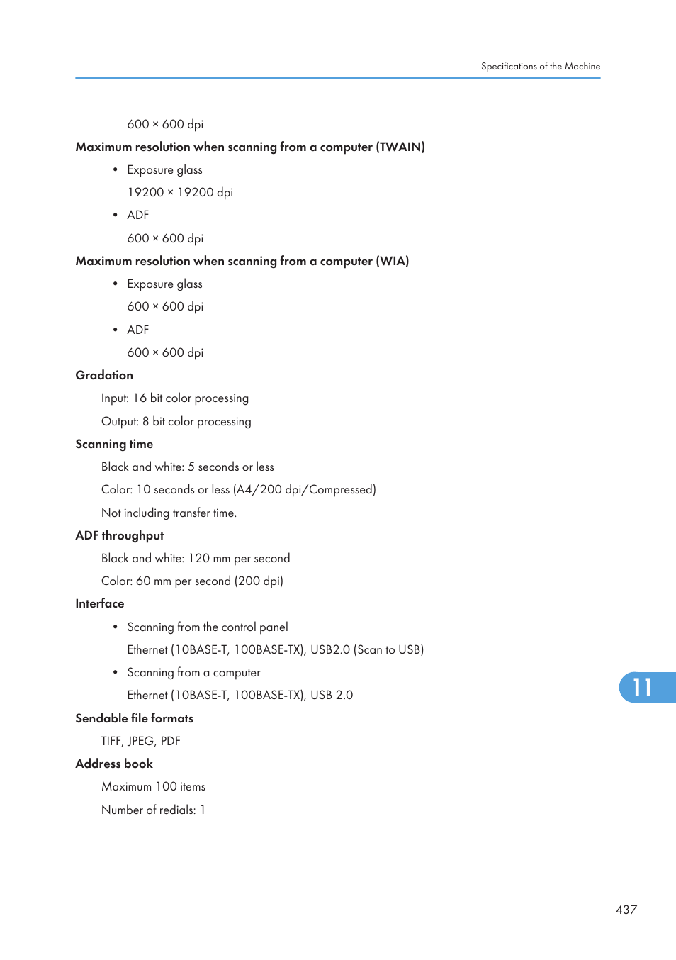 Ricoh SP C240SF User Manual | Page 439 / 456